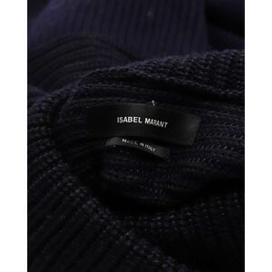 Pre Loved Isabel Marant Vintage Ribbed Knit Wool Sweater Women blue | navy blue